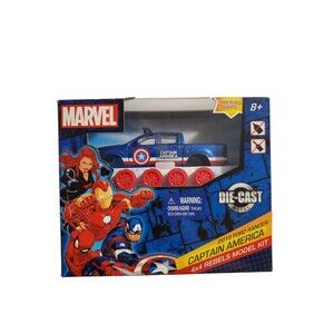 Marvel Captain America 2019 Ford Ranger 4x4 Rebels Model Kit Die-Cast Metal